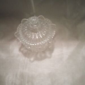 Crystal Clear Glass Accent Jar